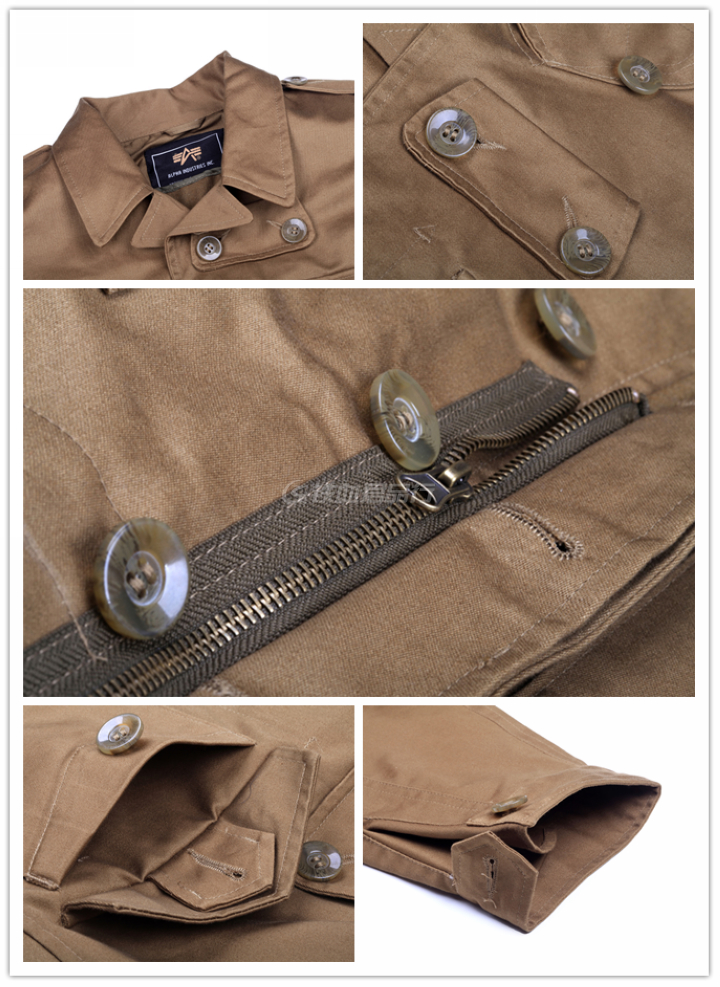 阿尔法alpha 美军m43野战风衣