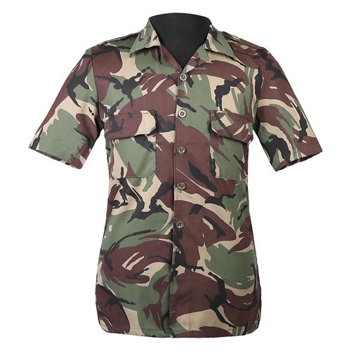 南非军队丛林迷彩作战衬衫户外男士短袖野战T恤 君品